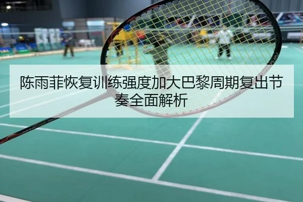 陈雨菲恢复训练强度加大巴黎周期复出节奏全面解析